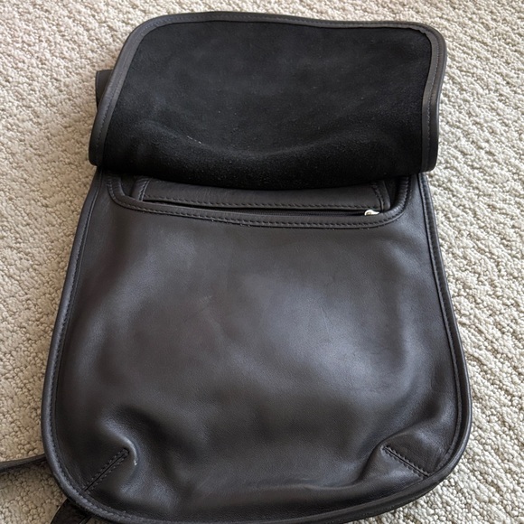 Coach Black Leather Shoulder Bag - Picture 3 of 4